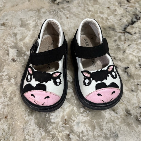 Wee Squeak Bessie Moo Shoe Size 5 - Picture 1 of 8